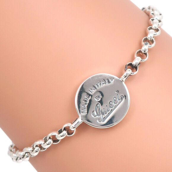 Gucci Plate Bracelet 11.2G Unisex #135022G18B - Picture 1 of 6